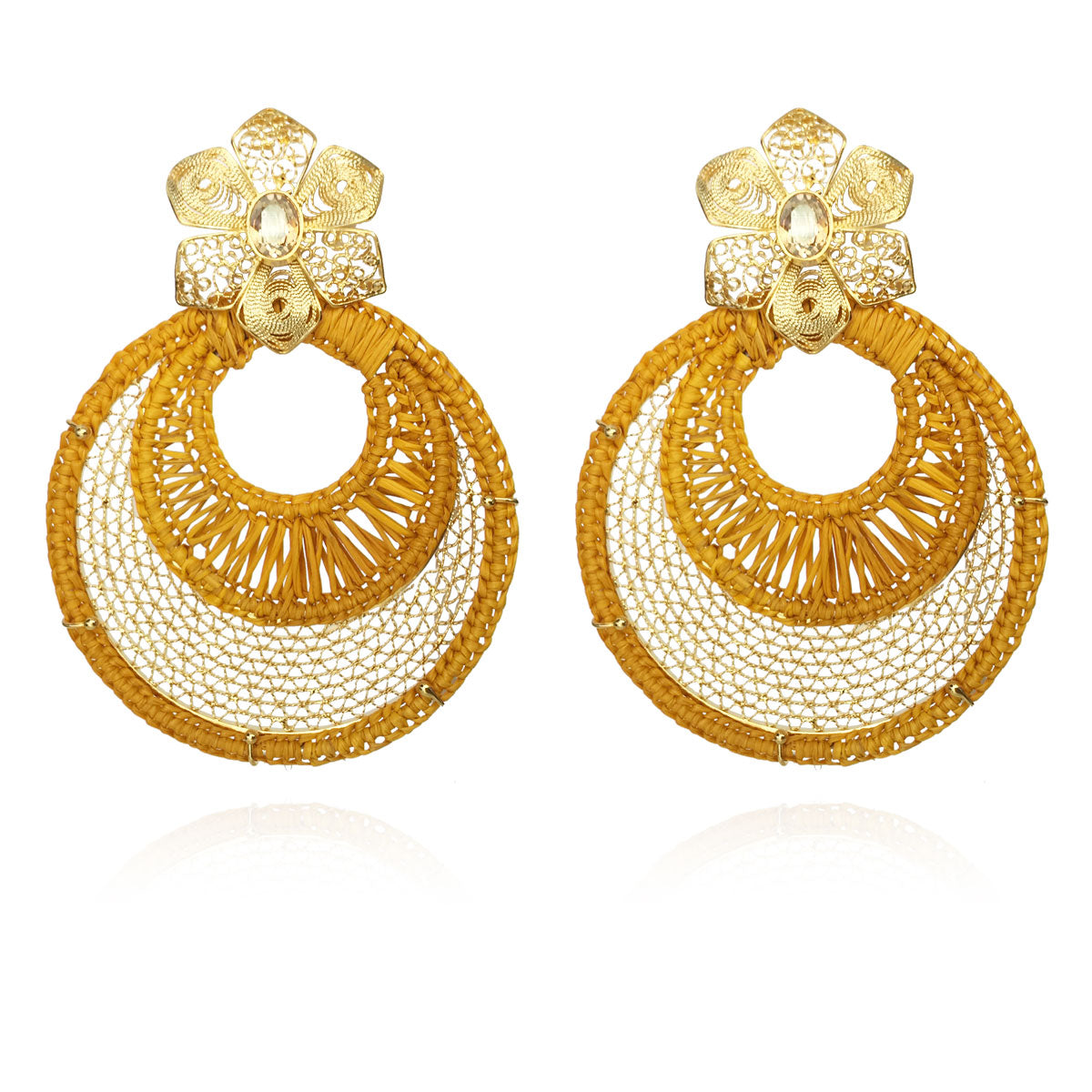 IRACA GARDENIA LUXE MAXI SUNRISE EARRINGS