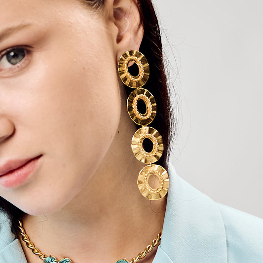 Orecchini Celestial Circlets - Modulari