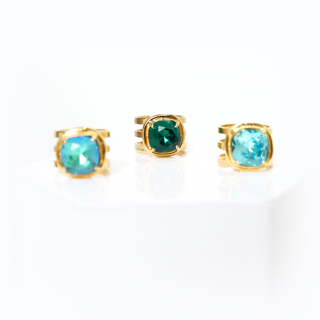Oceanic Sparkle Ring