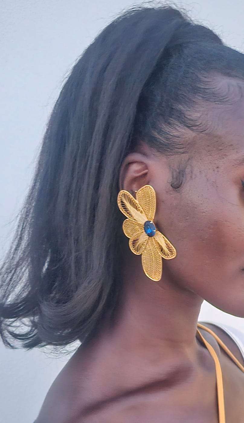 Monarch Butterfly Filigree Earrings - Modular