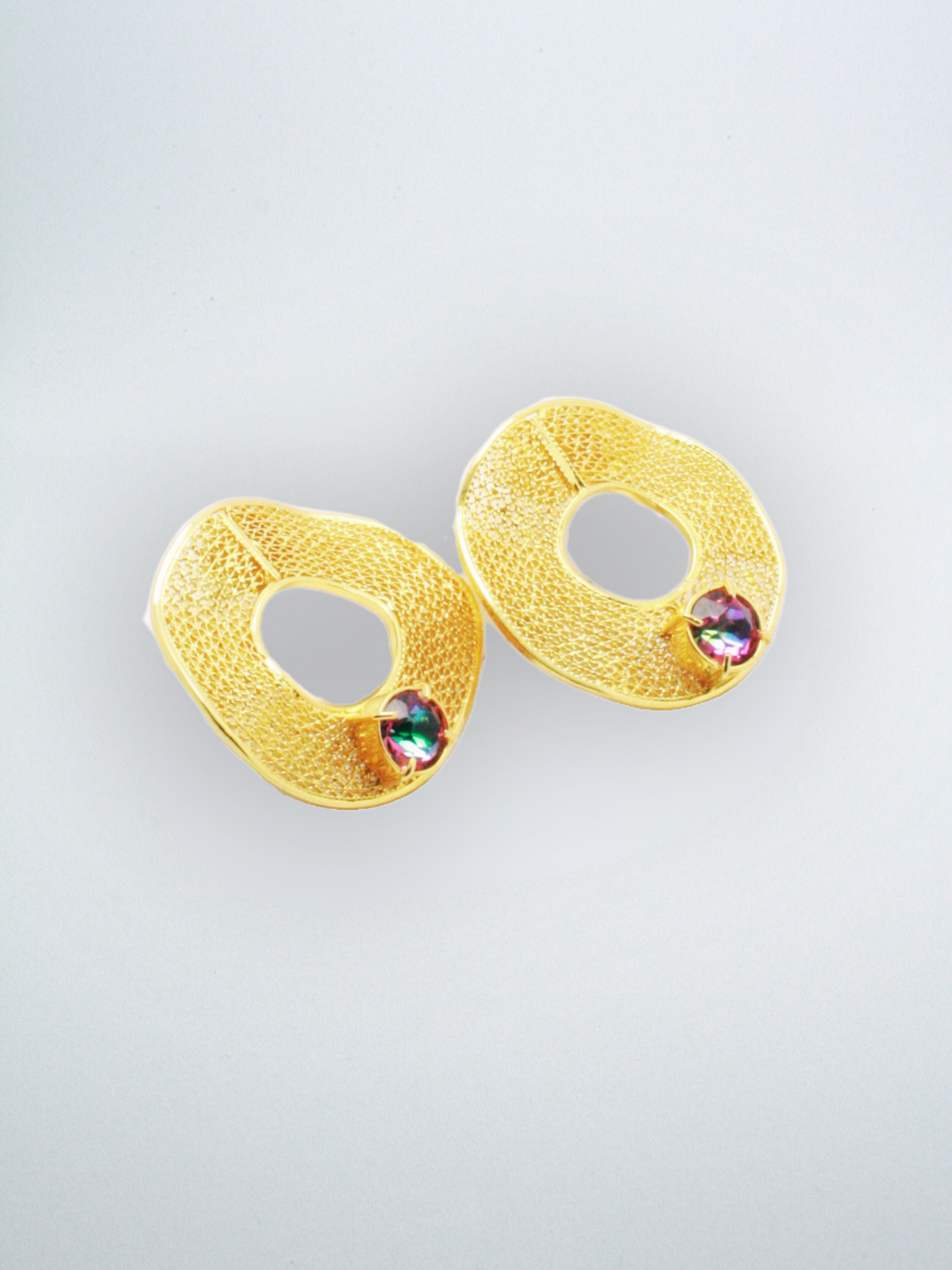 Waves of Tranquility Filigree Earrings