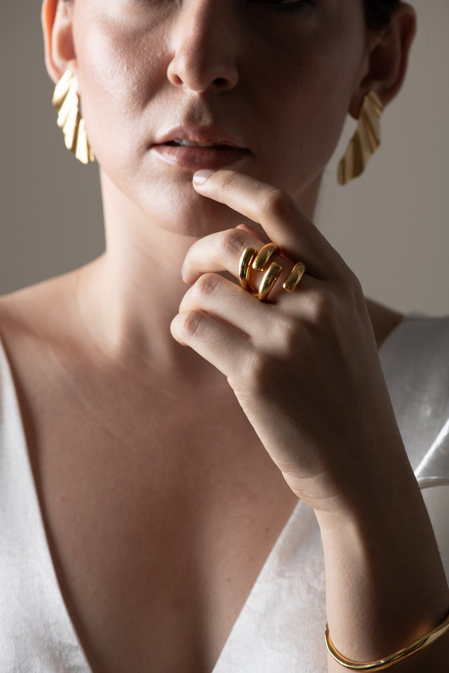 Golden Embrace Ring