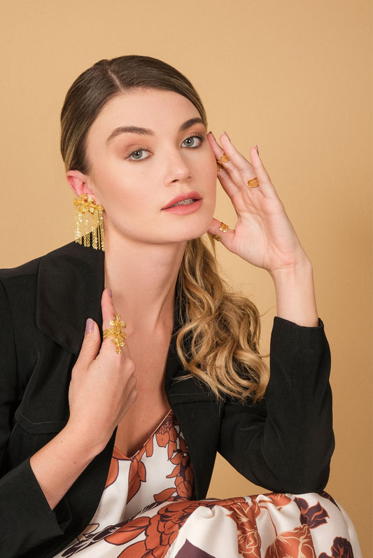 GARDENIA STATEMENT RING