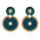 TROPICALIA IRACA  OCEAN BLUE EARRINGS